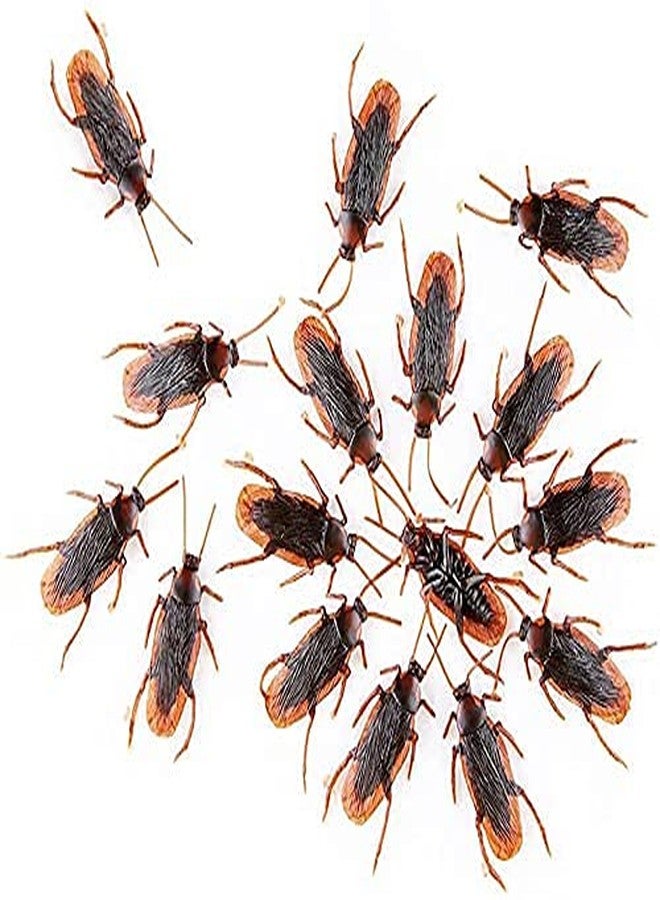 Fibroxify 5pcs Realistic Fake Cockroaches for Halloween Prank, Home Decor, Party Props - Image 5